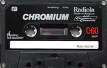 Compact Cassette Radiola Chromium 60 Type II Chrome 1978 Europe
