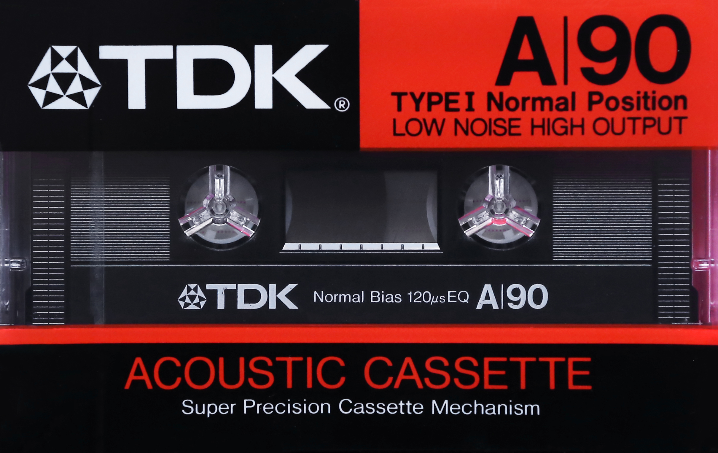 Compact Cassette TDK A 90 Type I Normal 1987 USA