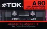Compact Cassette TDK A 90 Type I Normal 1987 USA