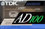 Compact Cassette TDK AD 100 "AD-100AS" Type I Normal 1990 Australia