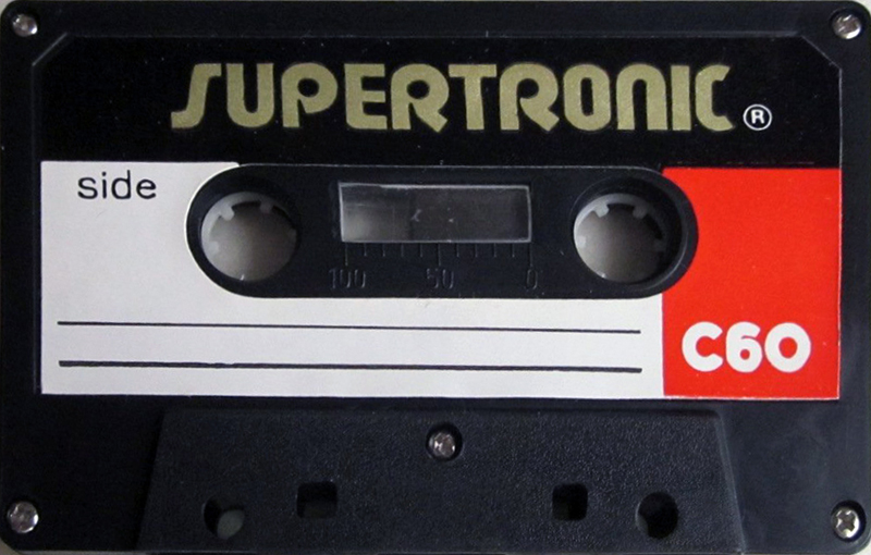Compact Cassette Supertronic 60 Type I Normal Unknown Country