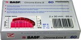 Compact Cassette BASF Chrome Extra II 60 Type II Chrome 1987 Europe