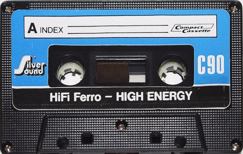 Compact Cassette Silver Sound High Energy 90 "Multibrand" Type I Normal 1983 Europe