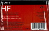 Compact Cassette Sony HF 60 "C60HFR" Type I Normal 2008 North America