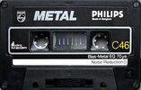 Compact Cassette Philips Metal 46 Type IV Metal 1978 Europe