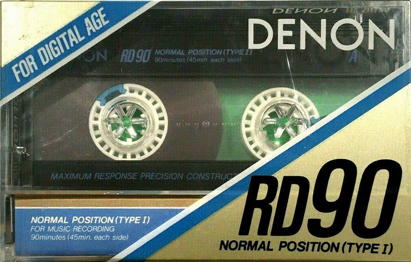 Compact Cassette Denon RD 90 "RD90M" Type I Normal 1987 Japan