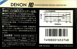 Compact Cassette Denon RD 90 "RD90M" Type I Normal 1987 Japan