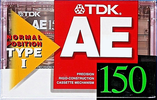 Compact Cassette TDK AE 150 "AE-150F" Type I Normal 1998 Japan