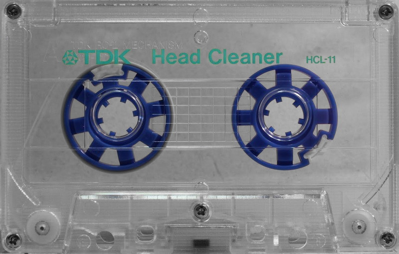 Compact Cassette TDK "HCL-11" Cleaning Cassette 1987 Europe