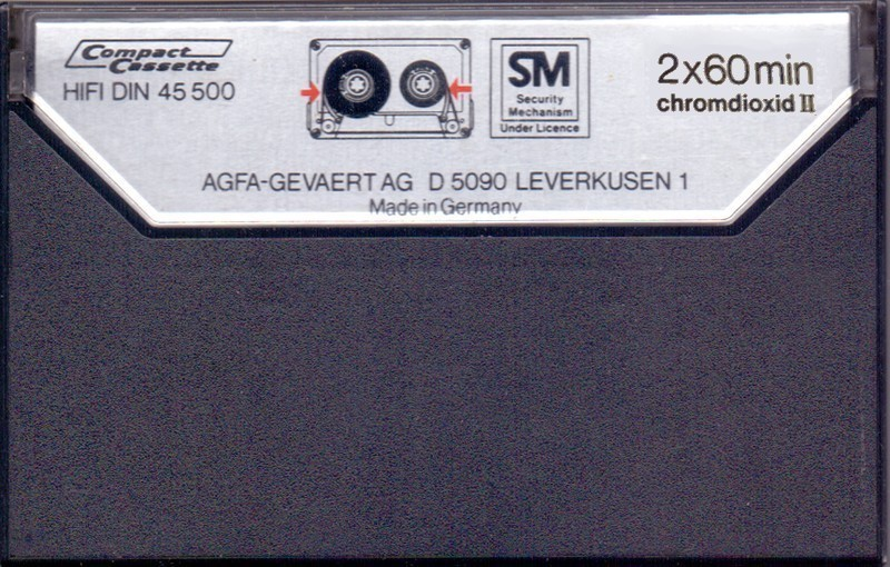 Compact Cassette AGFA Superchrom 120 Type II Chrome 1981 Europe