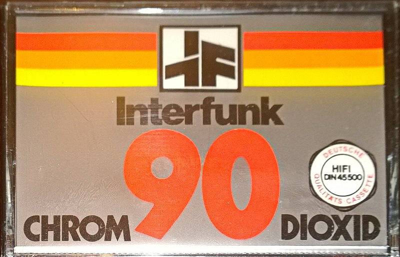 Compact Cassette Interfunk 90 Type II Chrome 1982 Germany