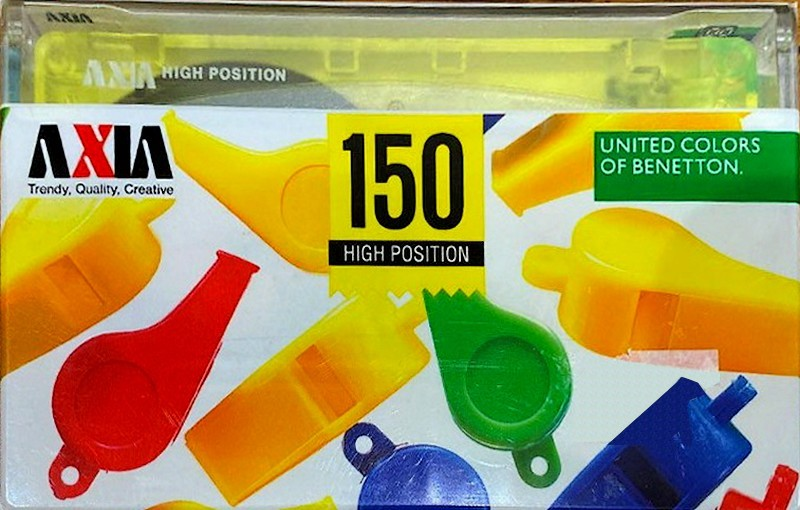 Compact Cassette AXIA United Colors Of Benetton 150 "BT2 150" Type II Chrome 2000 Japan
