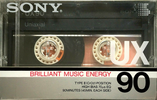 Compact Cassette Sony UX 90 Type II Chrome 1986 Japan