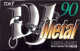 Compact Cassette TDK DJ Metal Disc Jack 90 "DJM-90S" Type IV Metal 1997 Japan