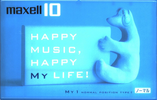Compact Cassette Maxell My1 10 "MY1-10N" Type I Normal 2000 Japan