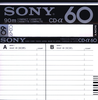 Compact Cassette Sony CD-α 60 Type II Chrome 1978 Germany