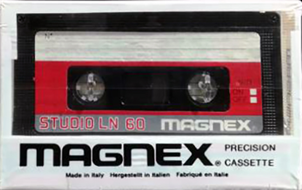 Compact Cassette Magnex Studio LN 60 Type I Normal 1982 Europe