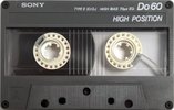 Compact Cassette Sony Do 60 "DO60" Type II Chrome 1985 Japan