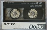 Compact Cassette Sony Do 60 "DO60" Type II Chrome 1985 Japan