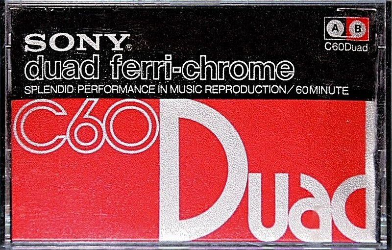 Compact Cassette Sony Duad 60 Type III Ferro Chrome 1977 Japan