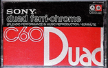 Compact Cassette Sony Duad 60 Type III Ferro Chrome 1977 Japan