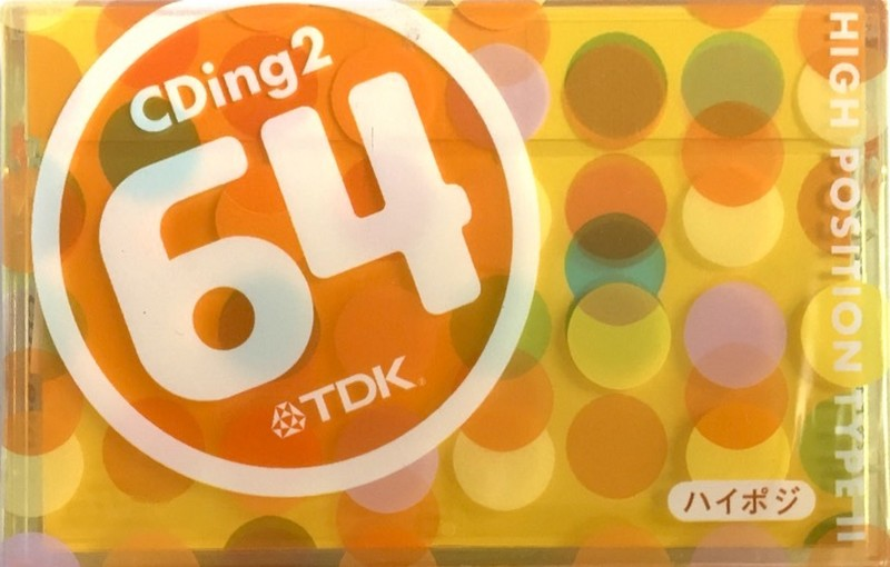 Compact Cassette TDK CDing 2 64 "CD2-64U" Type II Chrome 2002 Japan