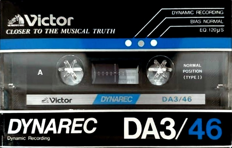 Compact Cassette Victor Dynarec DA3 46 Type I Normal 1983 Japan