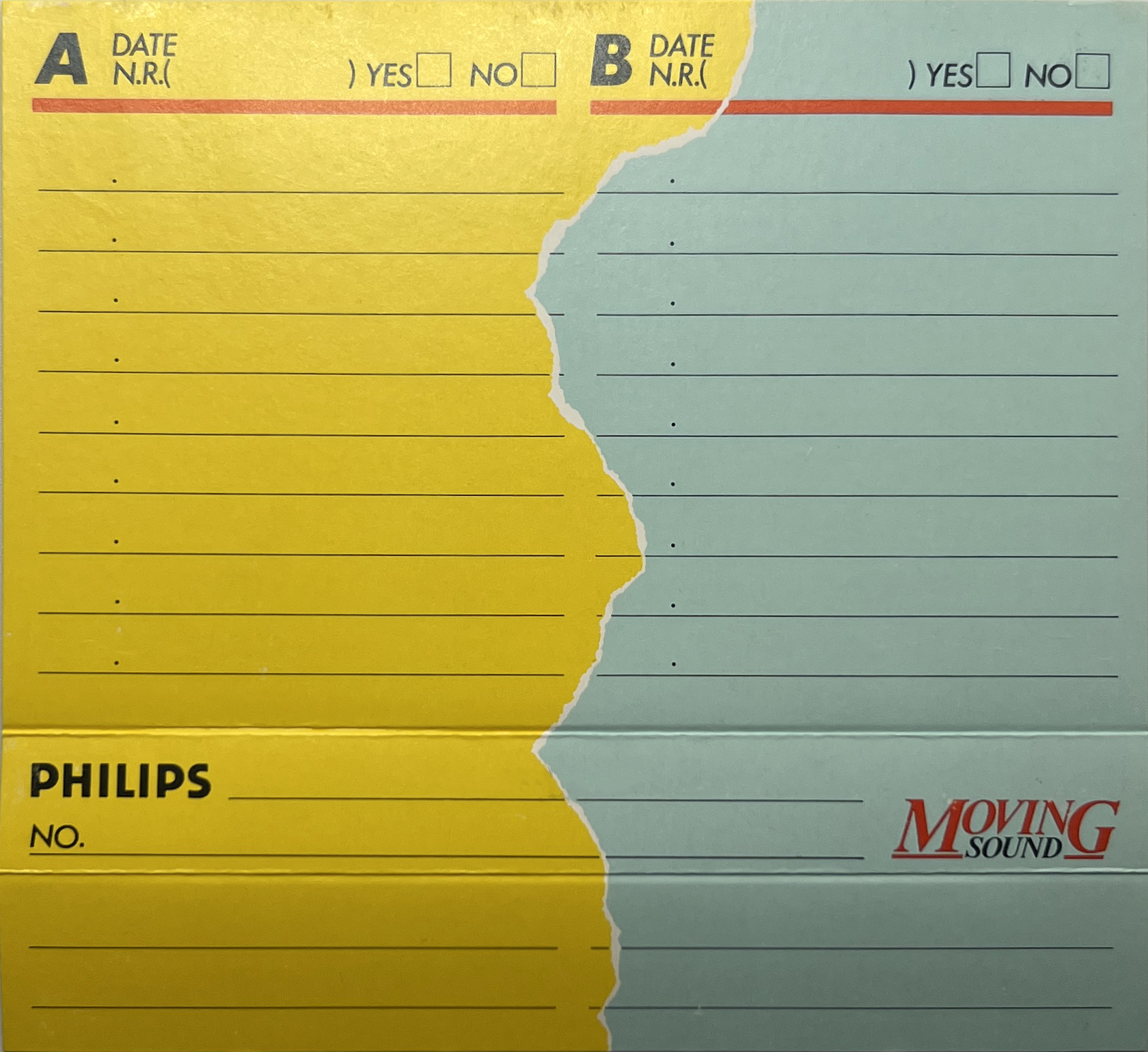 Compact Cassette Philips FS 60 "Moving Sound" Type I Normal 1986 Europe