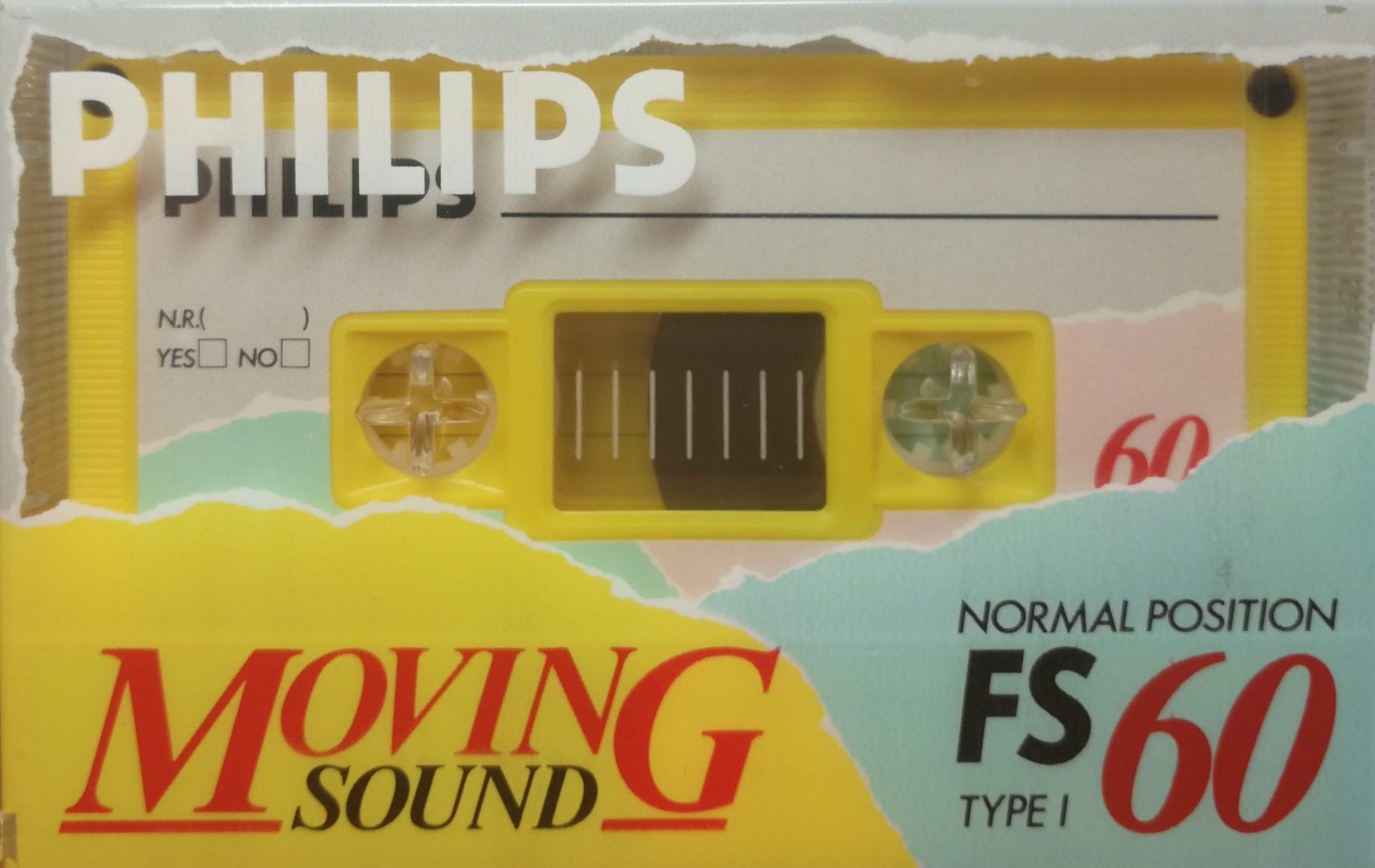 Compact Cassette Philips FS 60 "Moving Sound" Type I Normal 1986 Europe