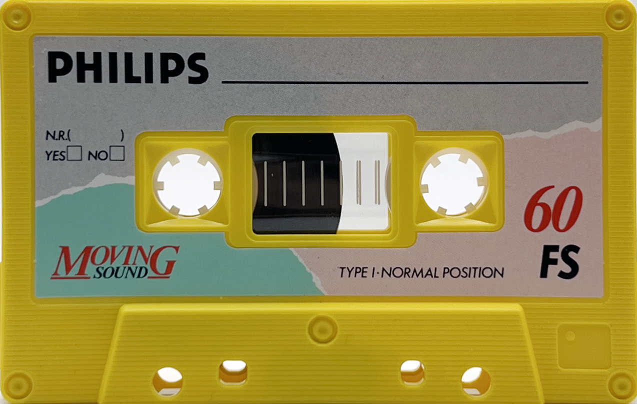 Compact Cassette Philips FS 60 "Moving Sound" Type I Normal 1986 Europe