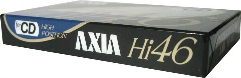 Compact Cassette AXIA Hi 46 Type II Chrome 1990 Japan