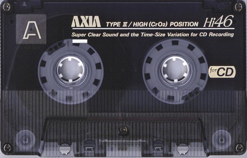 Compact Cassette AXIA Hi 46 Type II Chrome 1990 Japan