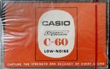 Compact Cassette Casio 60 Type I Normal USA