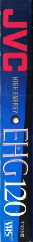 VHS, Video Home System JVC EHG 120 "T-120 EHGAU" Type I Normal 1995 North America
