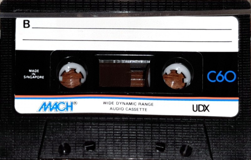 Compact Cassette Mach UDX 60 Type I Normal USA