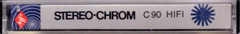 Compact Cassette AGFA Stereochrom 90 Type II Chrome 1975 Europe
