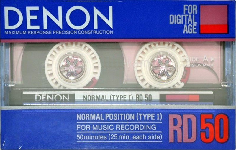Compact Cassette Denon RD 50 Type I Normal 1986 Japan