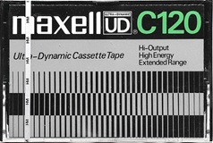 Compact Cassette Maxell UD 120 Type I Normal 1972 Worldwide