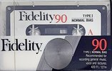 Compact Cassette Fidelity 90 Type I Normal USA