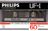 Compact Cassette Philips UF-I 60 Type I Normal 1984 Europe