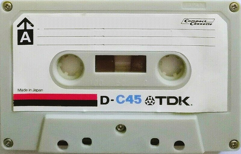 Compact Cassette TDK D 45 Type I Normal 1975 Europe, USA