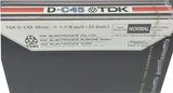 Compact Cassette TDK D 45 Type I Normal 1975 Europe, USA