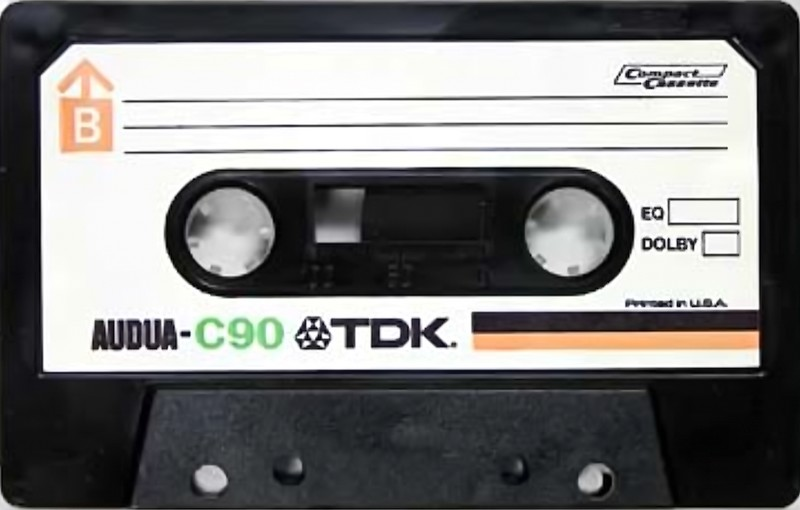 Compact Cassette TDK Audua 90 Type I Normal 1975 Europe, USA