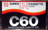 Compact Cassette Chujitsuya 60 Type I Normal 1983 Japan