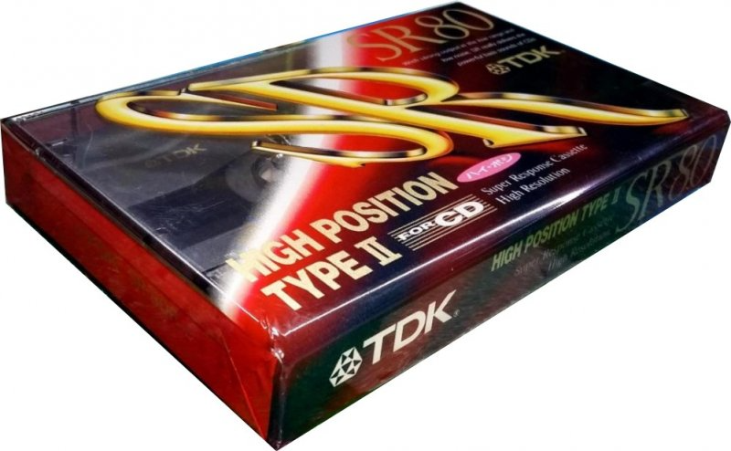 Compact Cassette TDK SR 54 "SR-54R" Type II Chrome 1992 Japan