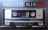 Compact Cassette Maxell XLI-S 60 Type I Normal 1984 USA