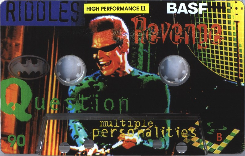 Compact Cassette BASF High Performance II 90 "Batman Forever Edition I" Type II Chrome 1995 Europe