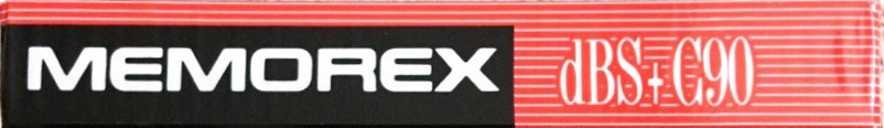 Compact Cassette Memorex dBS+ 90 Type I Normal 1991 Europe