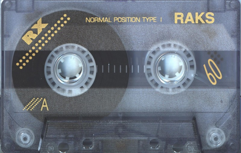 Compact Cassette RAKS RX 60 Type I Normal 1993 Europe