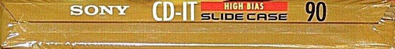 Compact Cassette Sony CD-IT 90 "C-90CDT2L" Type II Chrome 2001 North America